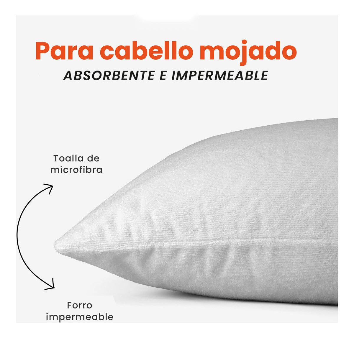 Funda De Almohada Sencilla Material Terry