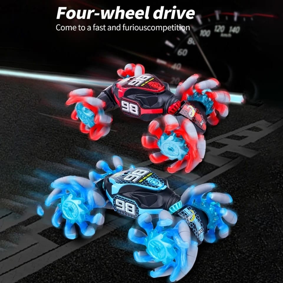 Carro Control Remoto Gestos 360Deg Manilla Luz Y Sonido