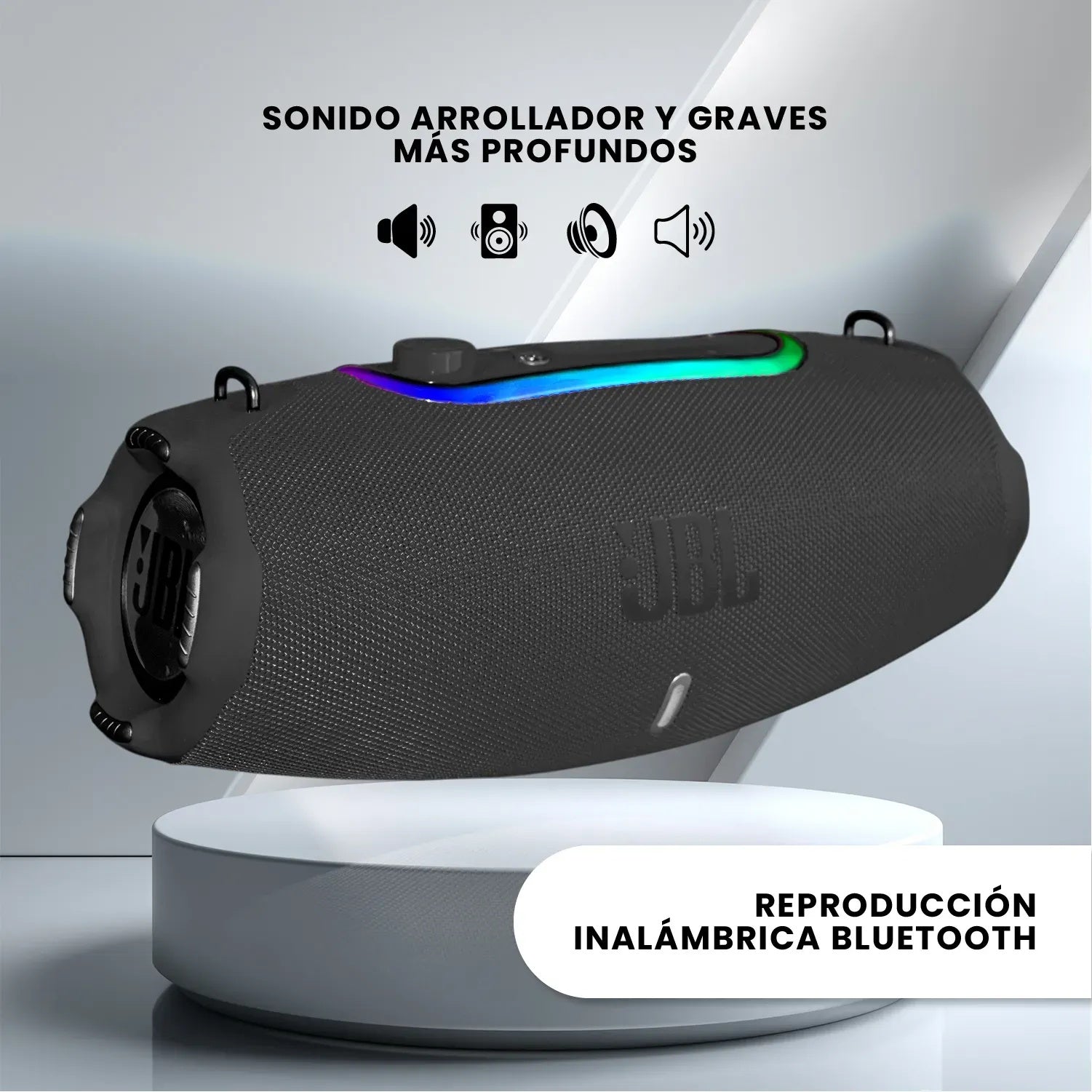 Parlante Xtreme Replica 1.1 Jbl Grande Bluetooth Sonido Potente Negro
