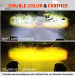 Exploradoras Turbo Led Antiniebla Bicolor 20000Lm Carro/Moto