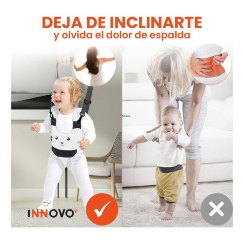 Arnes Correa Caminador Bebes Seguro Para Ninos Negro Primeros Pasos