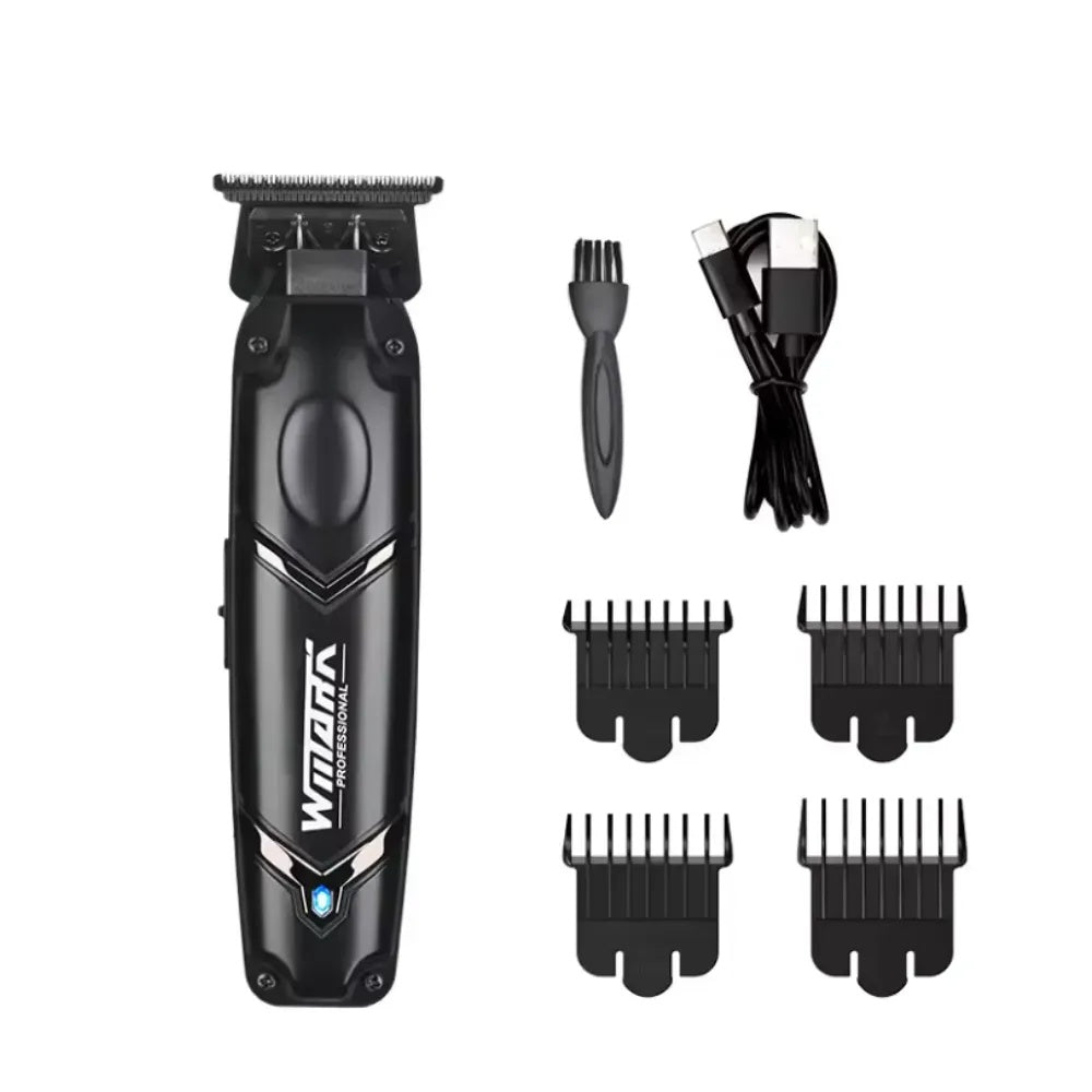 Maquina Patillera Afeitadora Profesional Con Guias Recargable Con Shaver