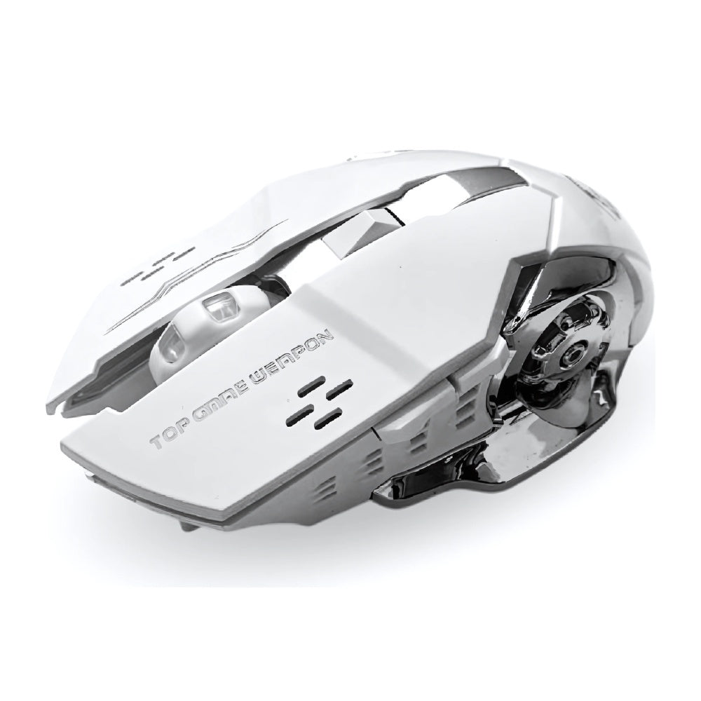 Mouse Gamer Inalambrico 6 Botones 2 En 1 Bluetooth Receptor Usb Con Luces Rgb