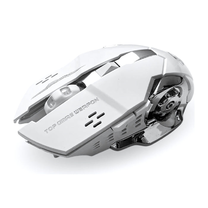 Mouse Gamer Inalambrico 6 Botones 2 En 1 Bluetooth Receptor Usb Con Luces Rgb