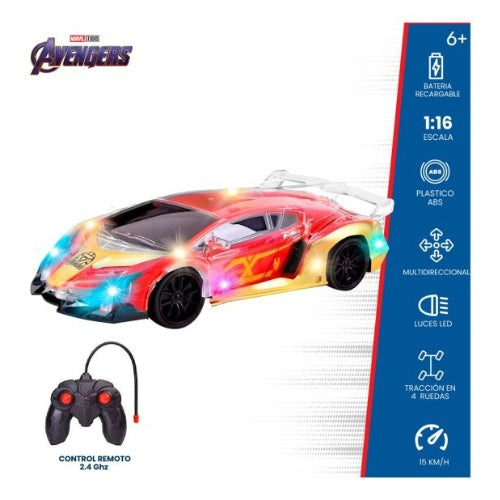 Carro Control Remoto Lambo Iron Man Recargable Avenger