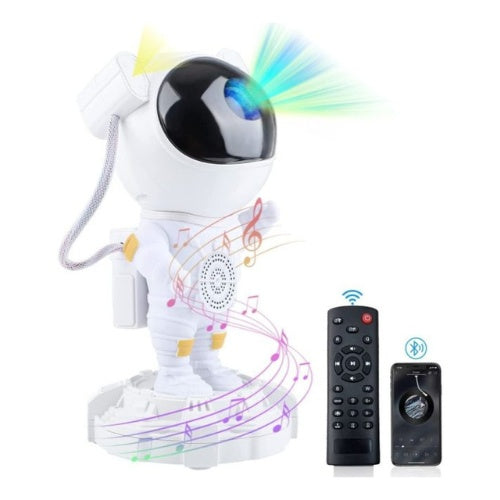 Proyector De Galaxias Astronauta Ninos Musical Bluetooth Led