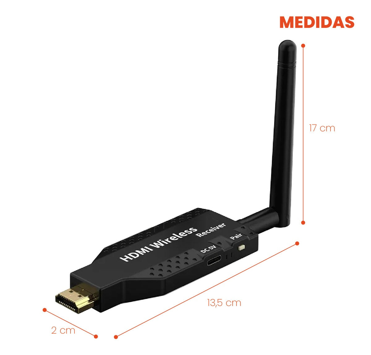 Transmisor Hdmi Inalambrico Receptor Emisor 50 Metros