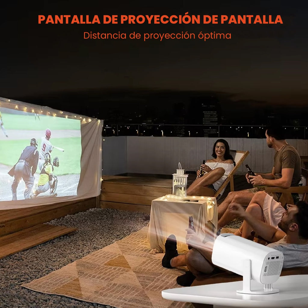 Mini Proyector Android 11 P30 4K Apps Sonido Hasta 100 Pulgadas