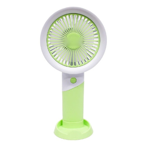 Mini Ventilador Recargable Soporte De Celular 3 Velocidades
