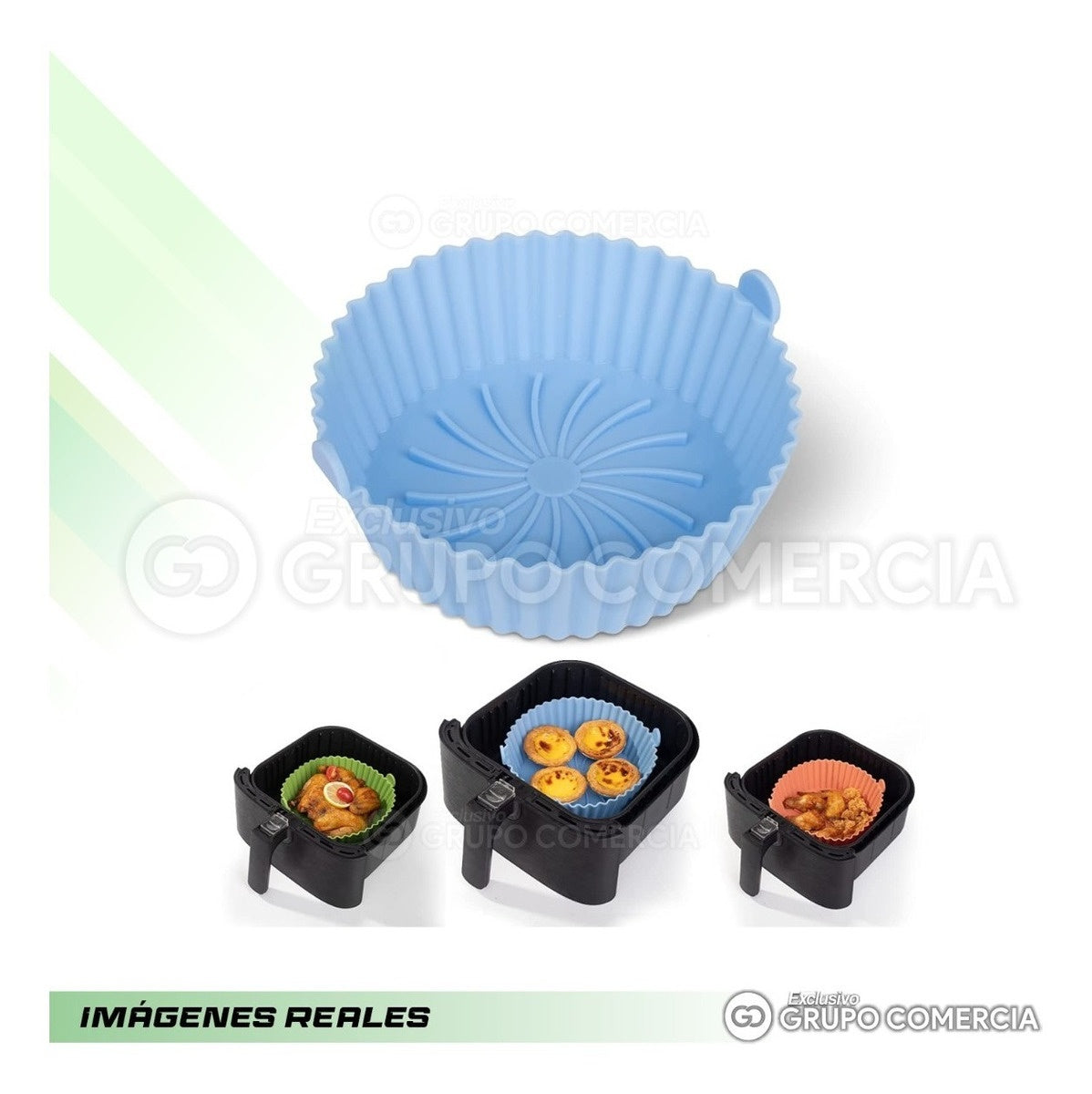 Molde En Silicona Olla Freidora De Aire Air Fryer Reutilizable