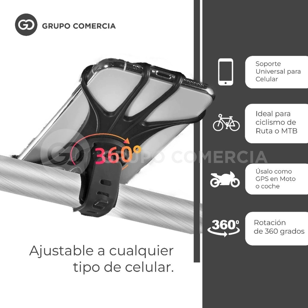Soporte Universal Para Celular Bicicleta Moto Porta Celular