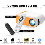 Proyector Portatil Yg300 + Watch Onn 4K Con Magic Tv Instalado Cine En Casa Hd Con Canales Y Peliculas