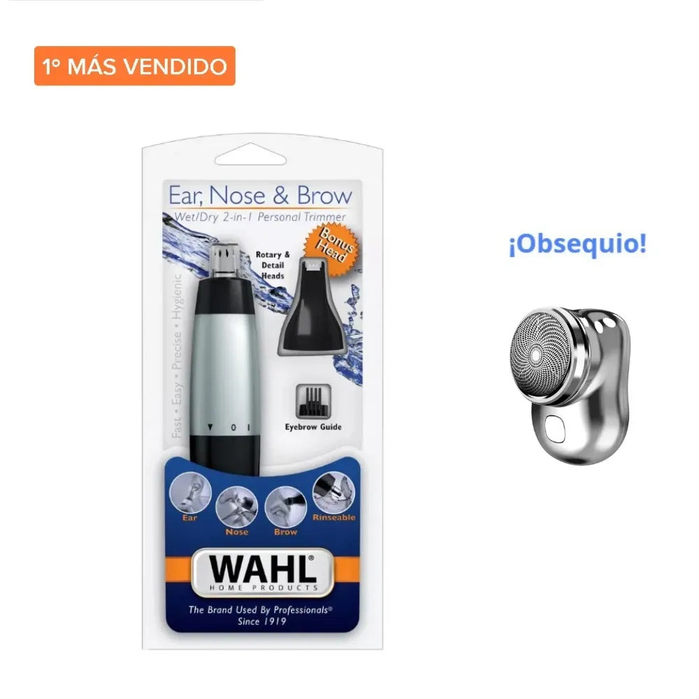Maquina Afeitadora De Nariz Orejas Cejas Para Caballero Wahl Ear Nose Original Obsequio