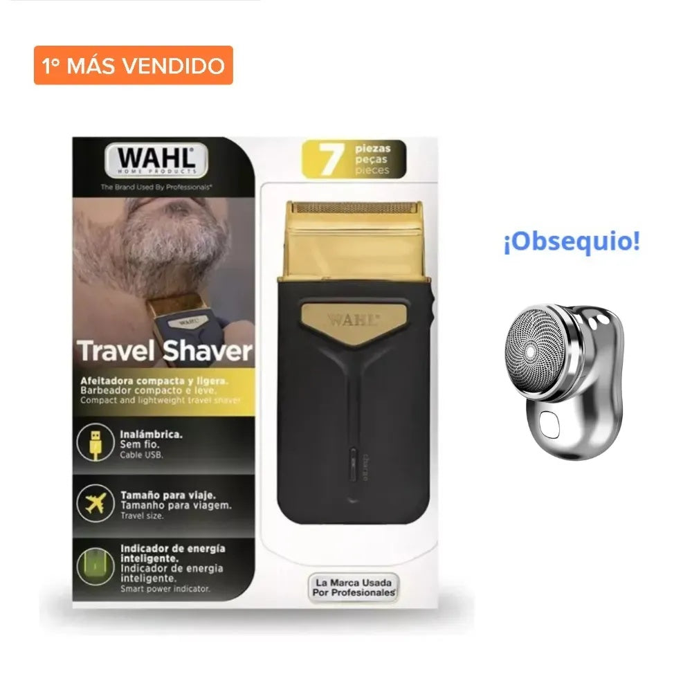 Wahl Travel Shaver Para Caballeros Original Afeitadora Con Obsequio