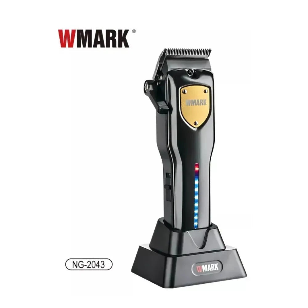 Maquina Peluquera Wmark Pro Original Con Guias Base De Carga