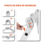 Escalera Todo En 1 Multifuncion 12 Pasos Ajustable Resiste 150 Kilos Multifuncional