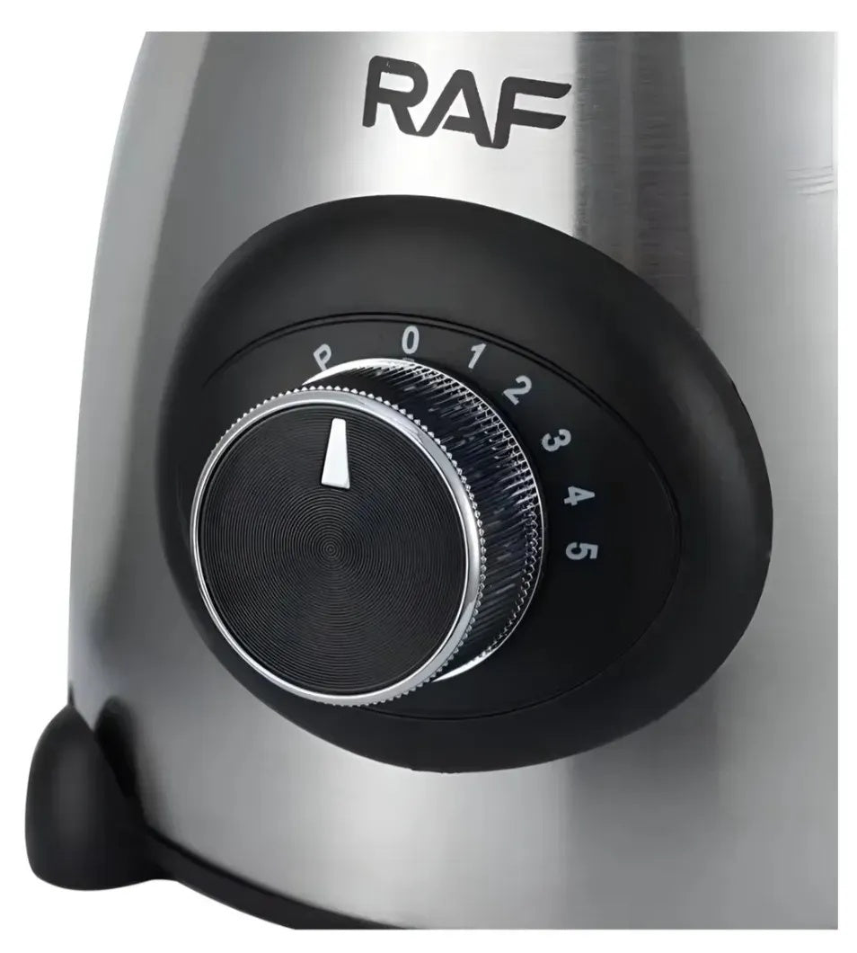 Licuadora Vidrio 2 En 1 Pica Todo Acero Inoxidable Raf Premium