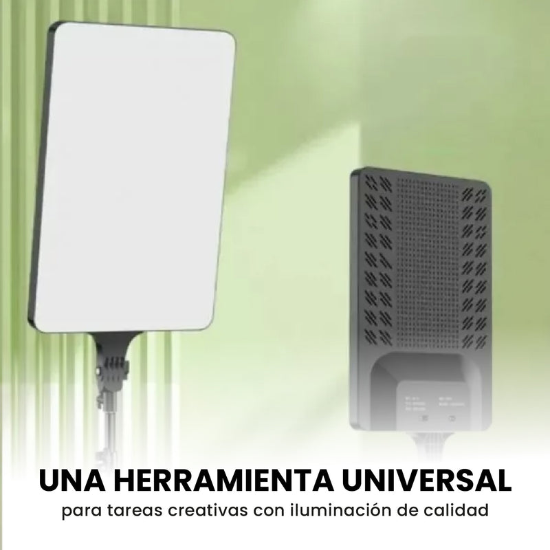 Panel De Luz Profesional 4000W Tripode Control Remoto Luz Blanco Puro Blanco Calido Luz Amarillo