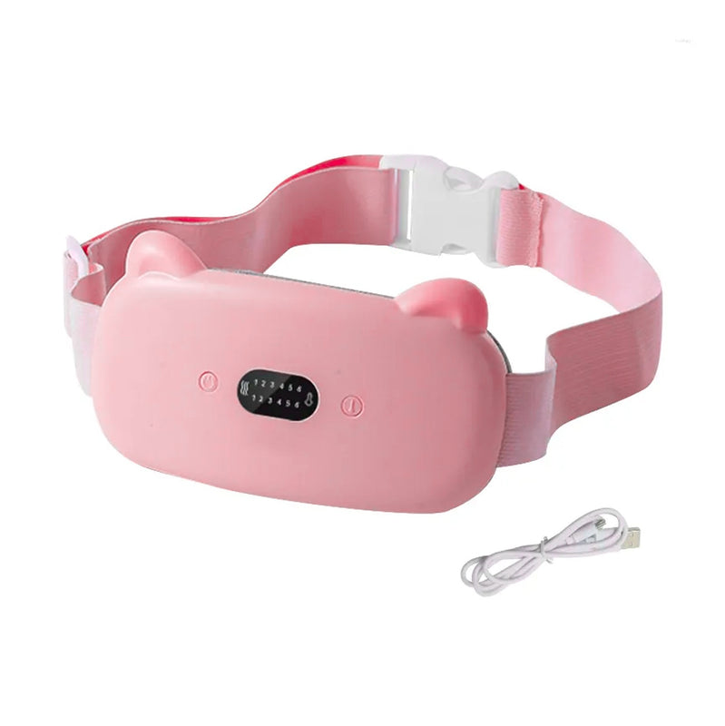 Combo Cinturon Masajeador Termico Alivia Colicos Y Medias Termicas De Peluche Ovejeras