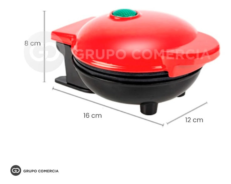 Mini Waflera Electrica Personal Antiadherente 350W