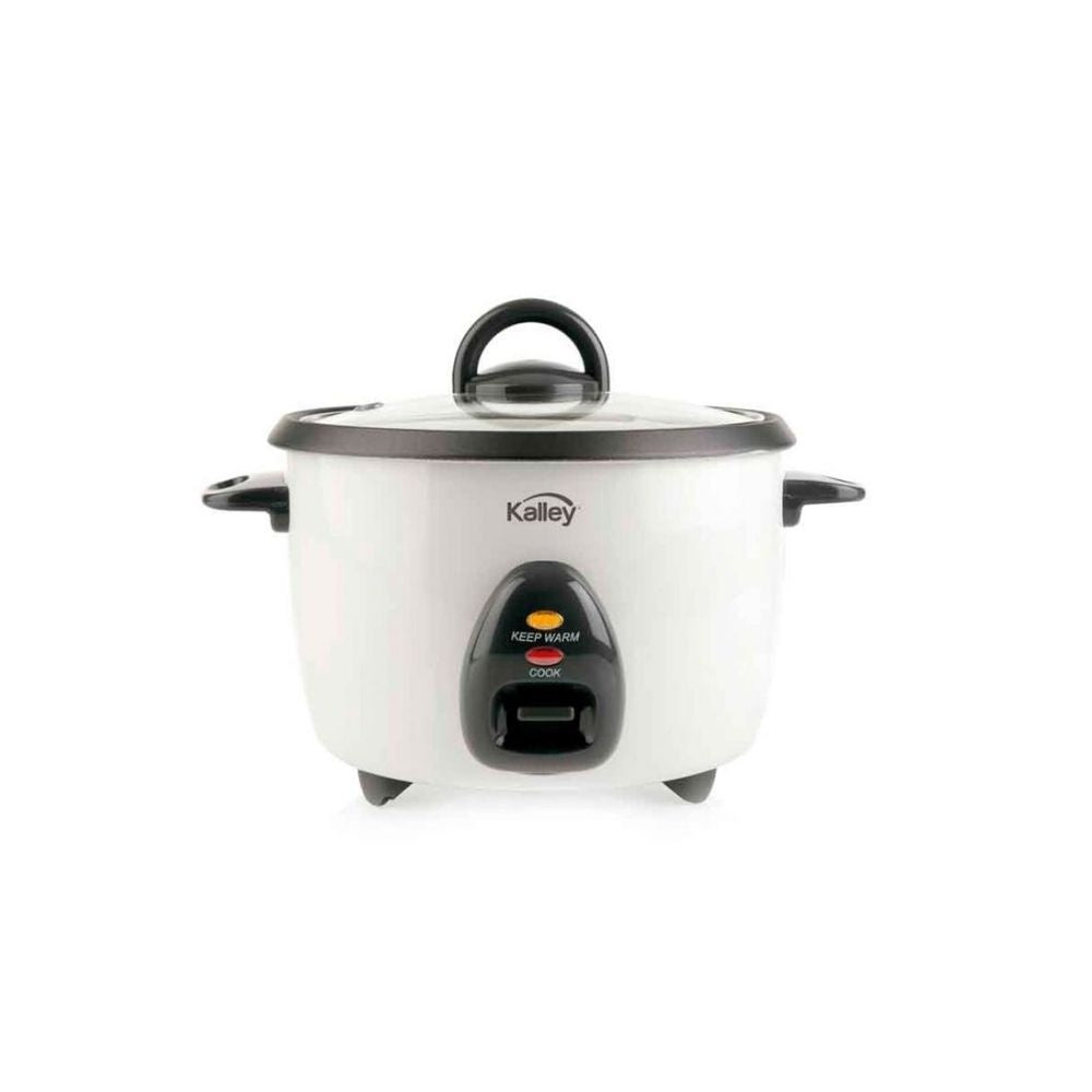 Olla Arrocera Electrica Kalley 1 Litro 5 Tazas Antiadherente Con Tapa Vidrio