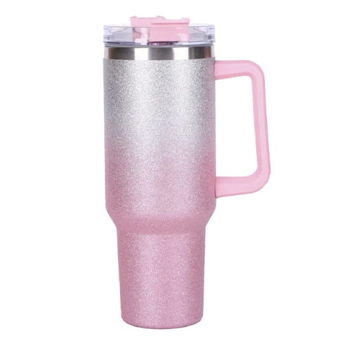 Vaso Termo Acero Inoxidable Diseno Brillantes 1.2 L Pitillo