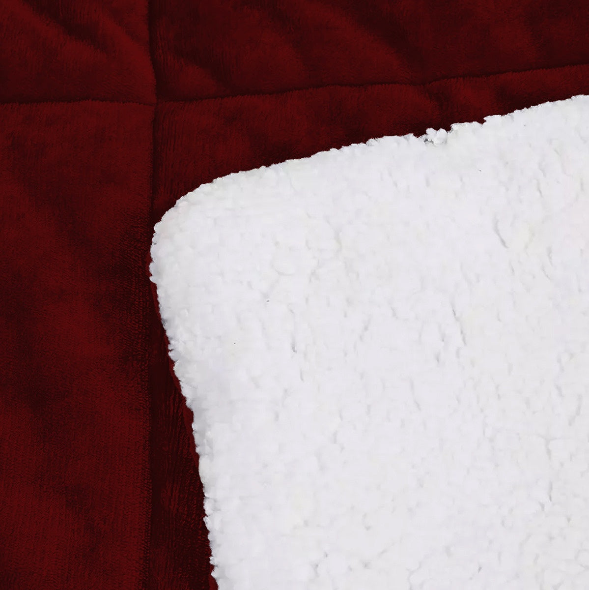 Cubrelecho Termico Doble Funda Almohadas Cama Doble Inn Home Vinotinto