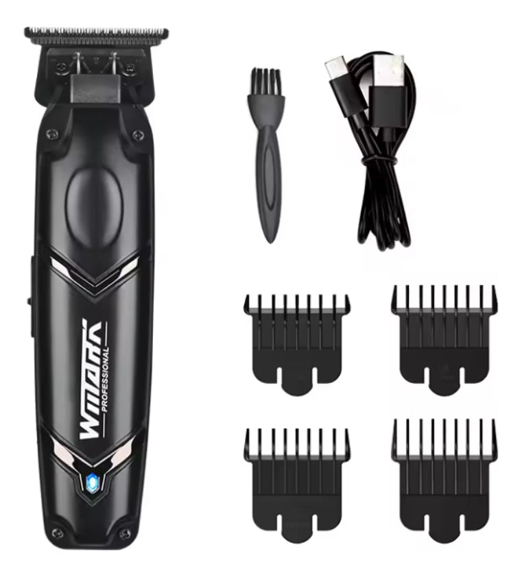 Maquina Patillera Afeitadora Profesional Con Guias Recargable + Obsequio