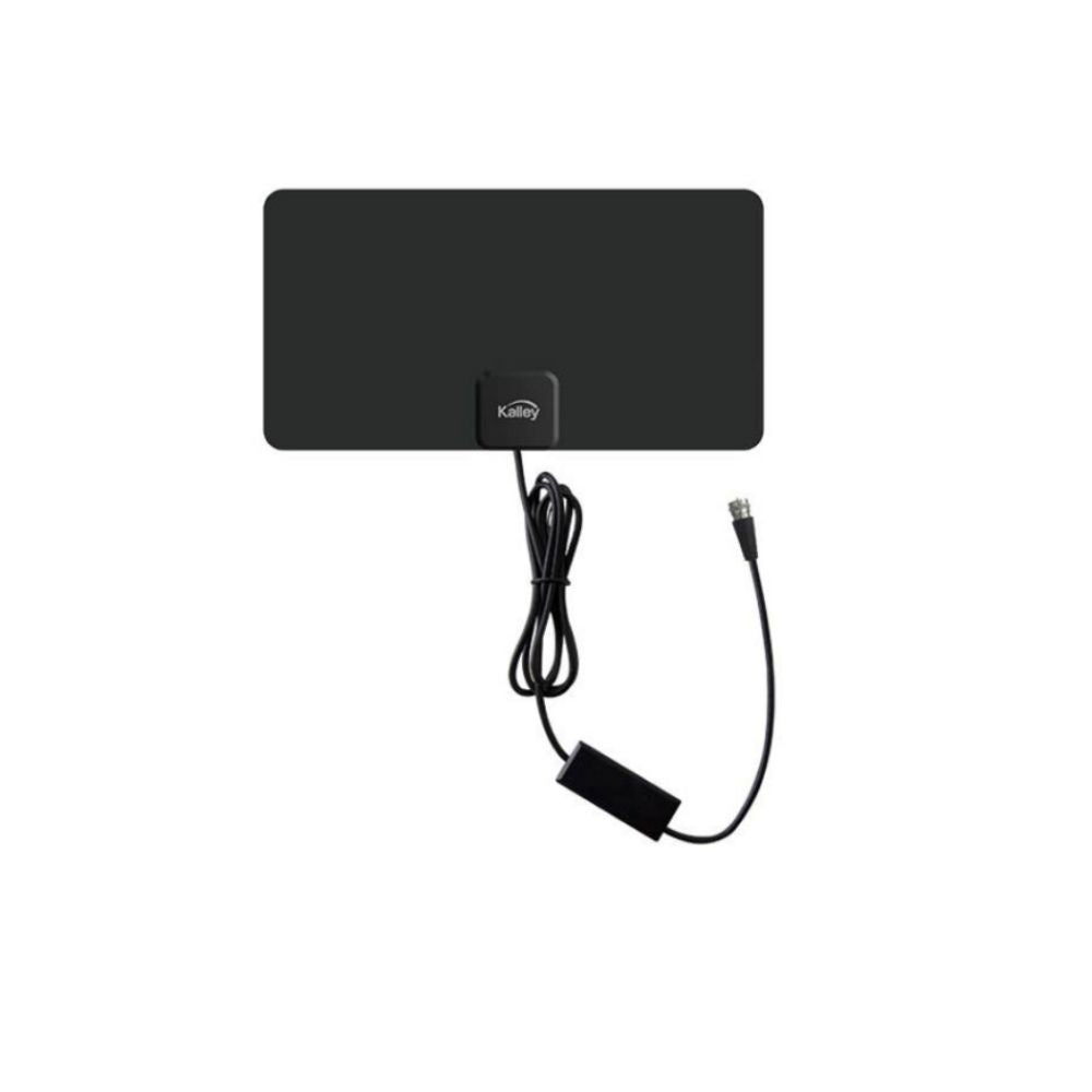 Antena Digital Kalley Hdtv Interior Full Hd 4K Ultra Delgada Negra