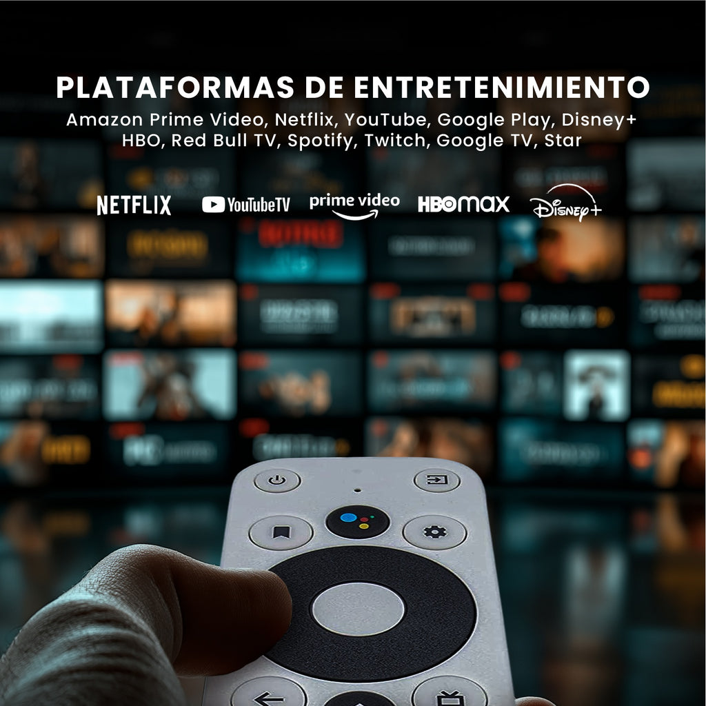 Watch Onn 4K Android Tv Con Magic Tv Instalado Streaming Ultra Hd + Canales Premium Control Por Voz Y Chromecast
