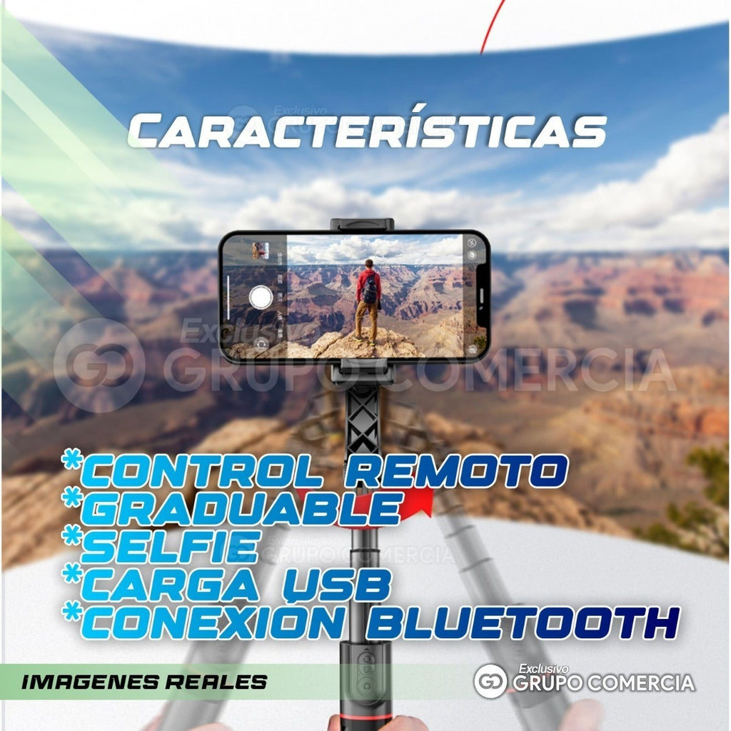 Gimbal Estabilizador Celular Robotico Tripode Selfie 5 En 1