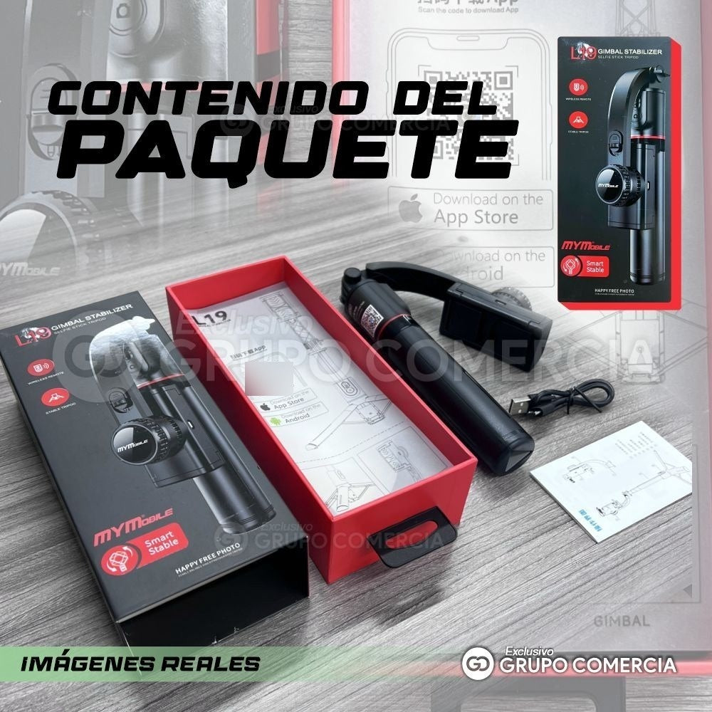 Gimbal Estabilizador Celular Robotico Tripode Selfie 5 En 1