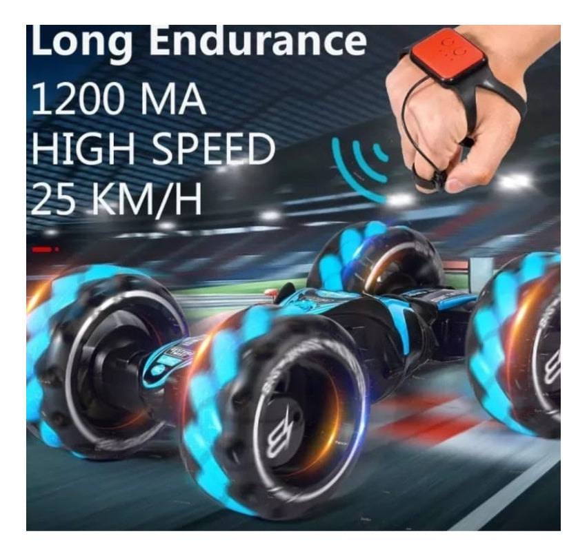 Carro Control Remoto 4X4 Sensor Manilla Juguete 2 Controles