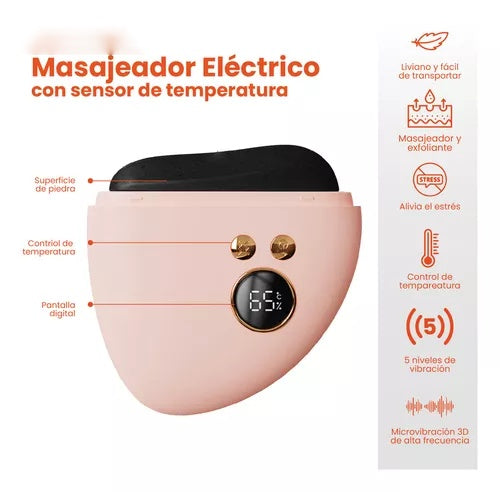 Combo Masajeador Facial Corporal Electrico+ Diadema Banda Cabello + Obsequio