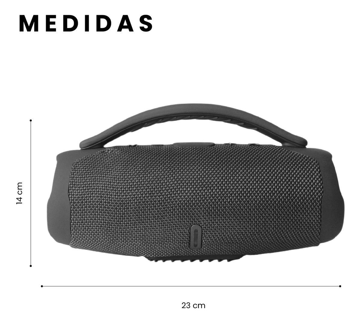 Mini Bocina Parlante Portatil Box Bluetooth Recargable Rgb Gris Innovo Tech