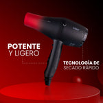 Secador Profesional Con 3 Boquillas 1500W Vgr 462