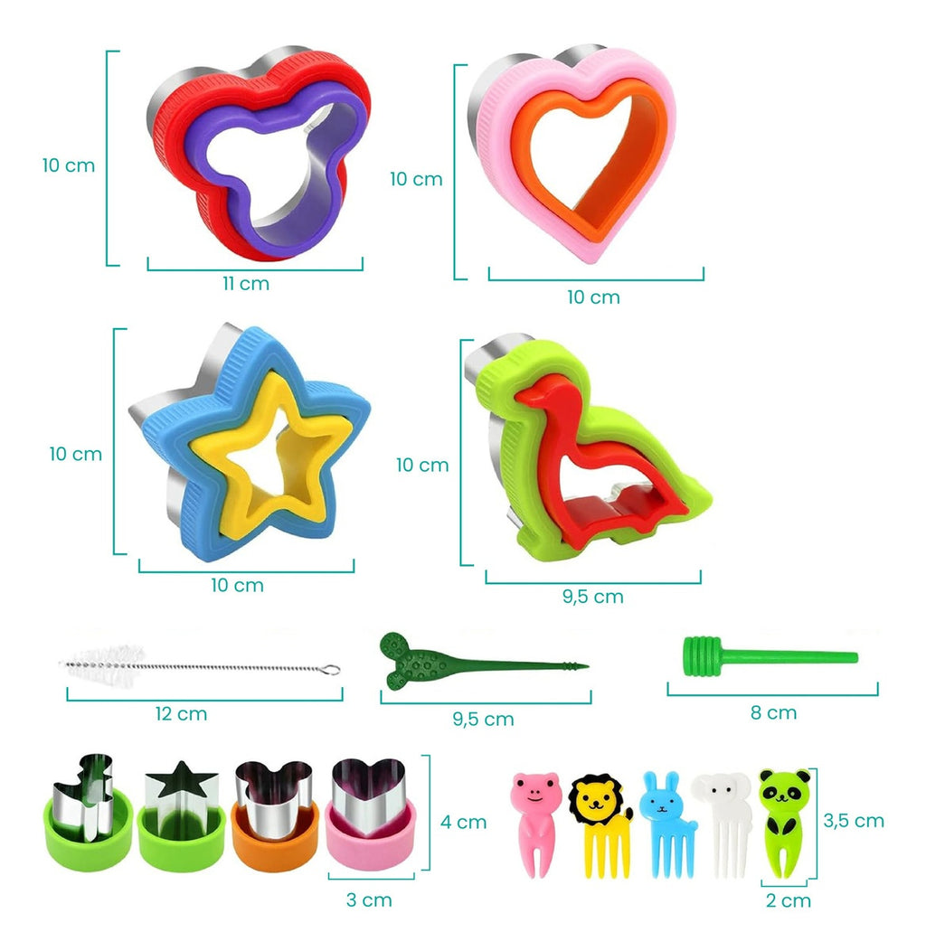 Moldes Para Alimento Divertidos Motivos Para Ninos Set