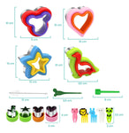 Moldes Para Alimento Divertidos Motivos Para Ninos Set