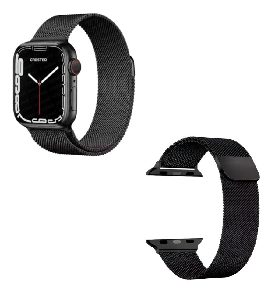 Smartwatch Series 8 Sport Con Audifono Recargable Gr88 Doble Pulso Negro Innovo Tech