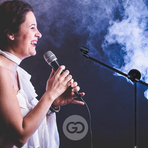 Soporte De Piso Microfono Profesional Ajustable Metalico