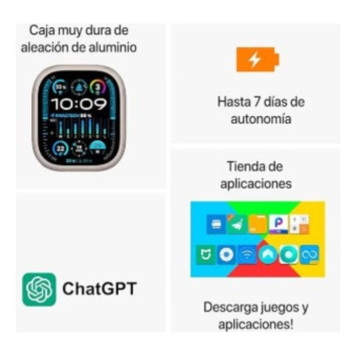 Smartwatch Con Audifonos Hk Ultra 2 Generacion 5 Chat Gpt