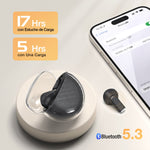 Audifonos Inalambricos 1Hora Aut209N Color Negro In-Ear Con Microfono Bluetooth 5.3 Manos Libres