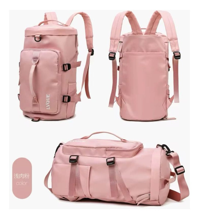 Bolso Maleta Morral Deportivo Impermeable Multifuncional Pink Rose