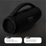 Parlante Mini Boom Box Bluetooth Jbl Inalambrico Negro Replic 1.1