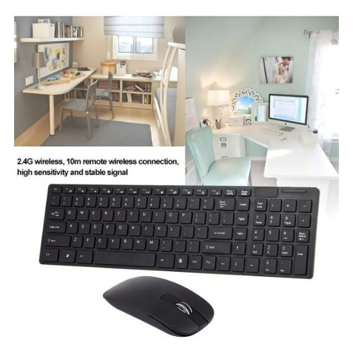 Teclado Inalambrico Delgado Y Raton Inalambrico