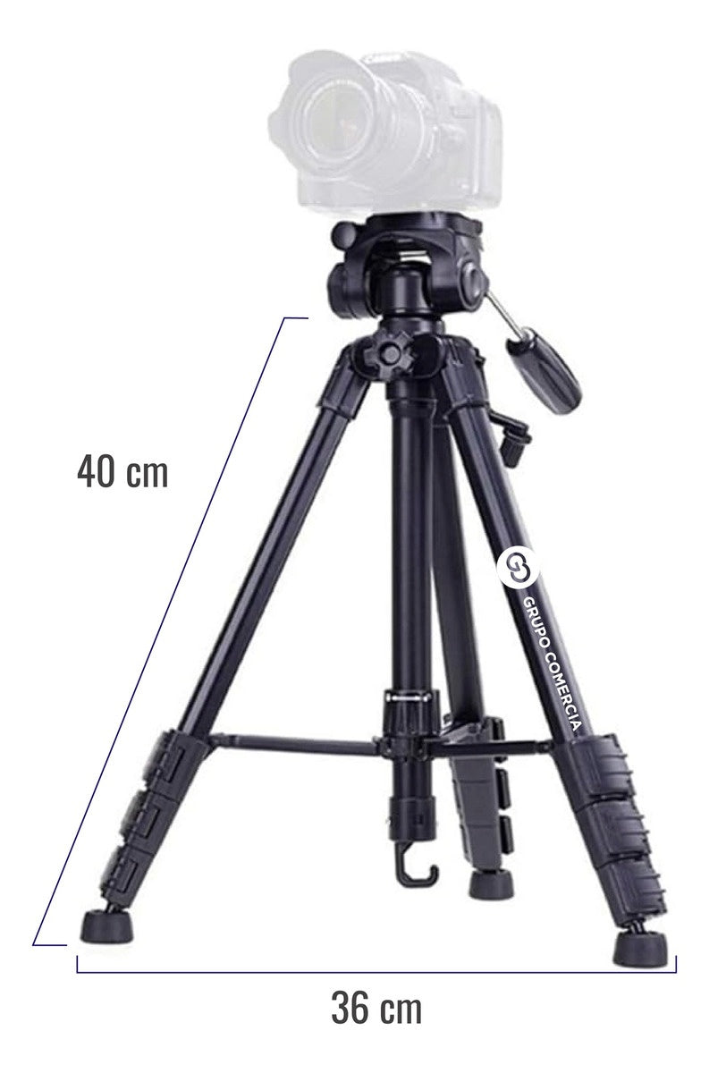 Tripode Profesional Camara Todo En 1 Multiservicio Estuche