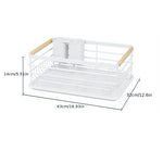 Combo Platero Escurridor Mangos Madera + Tabla Picar Descongela Carne + Set Utensilios X12