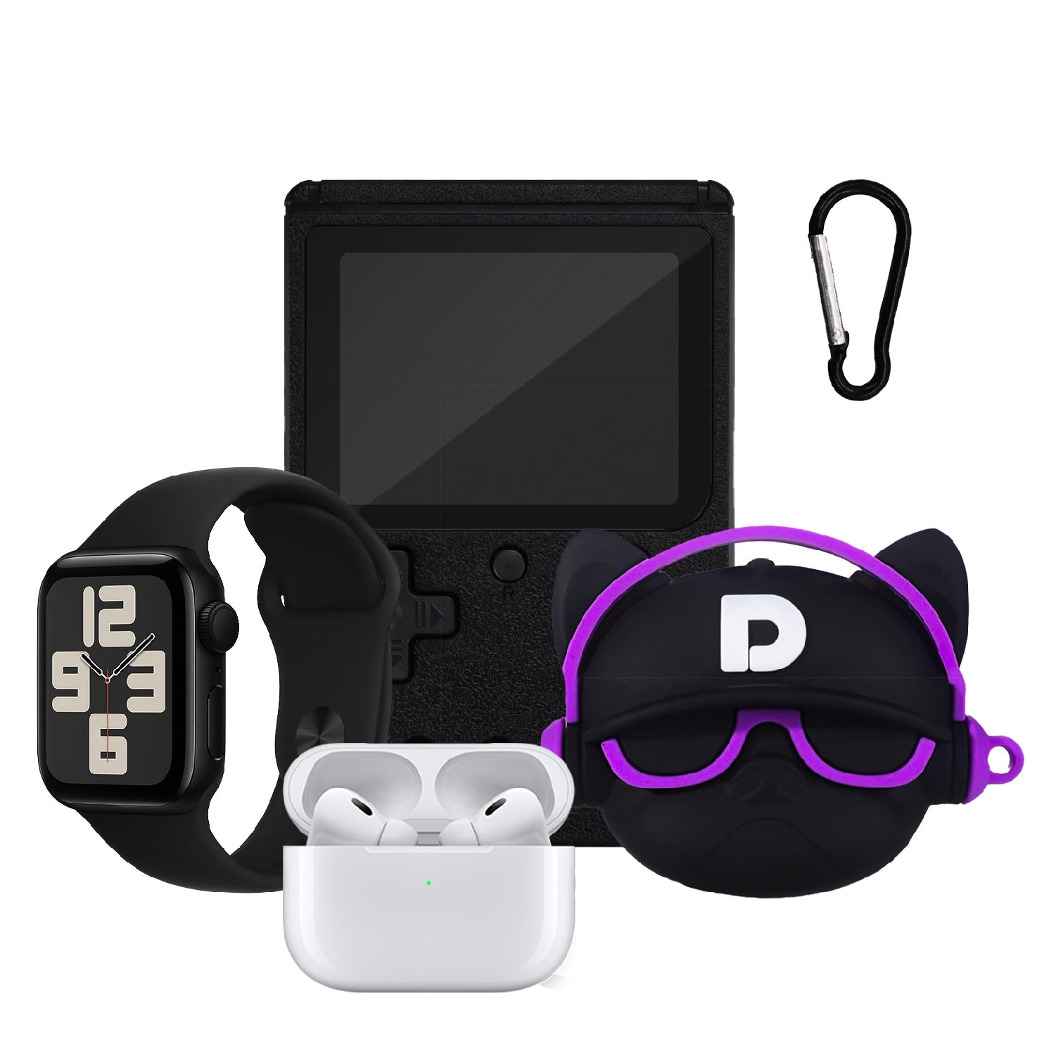 Smart Watch Deportivo Serie 8 Plus Con Audifonos Case Y Videojuegos Blak Edition