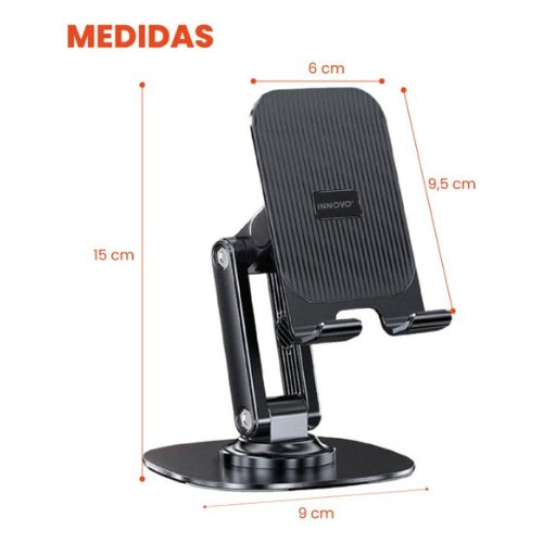 Soporte Base Celular Tablet Mesa Escritorio Ajustable