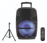 Parlante Profesional Korbix 12In500W Inalambrico Con Tripode